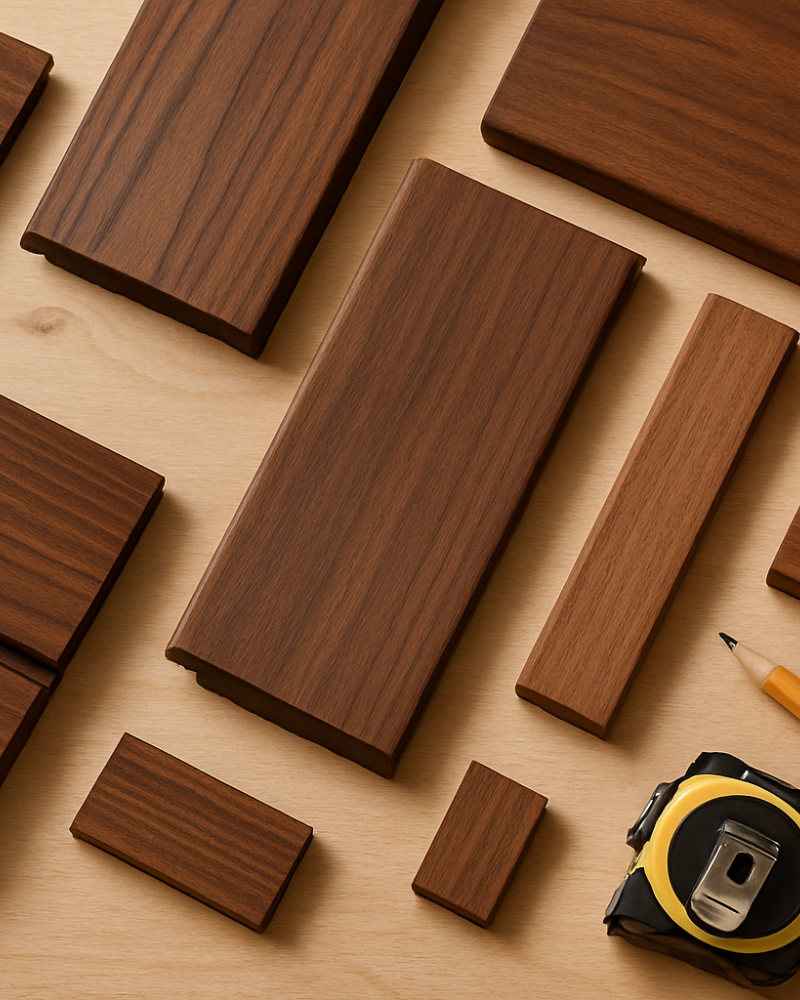 Samples of ThermoWood